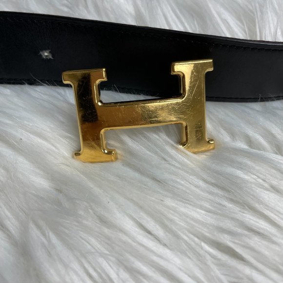 Hermes H Belt Buckle and Reversible Leather Strap 32mm - Picture 4 of 16